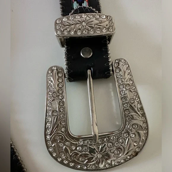 WB Atlas Women’s Cowgirl Gypsy Belt with Aztec Design S - Picture 10 of 10